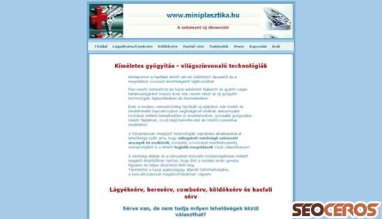 miniplasztika.hu desktop előnézeti kép