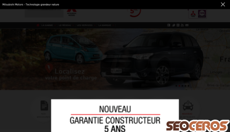 mitsubishi-motors.fr desktop náhľad obrázku