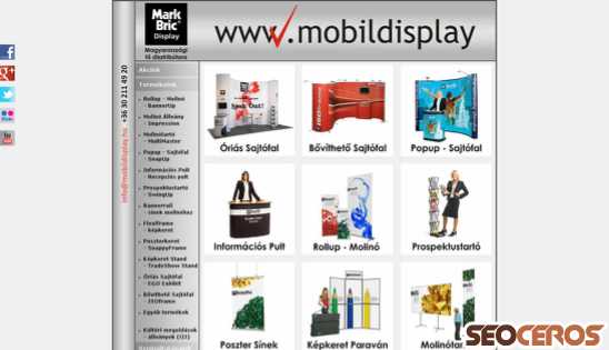 mobildisplay.hu desktop Vorschau