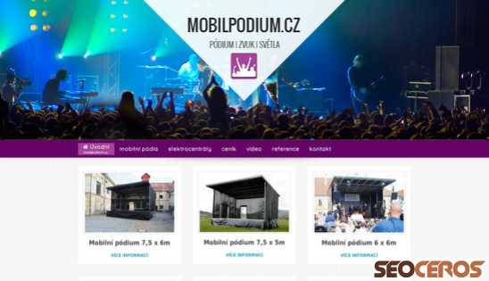 mobilpodium.cz desktop előnézeti kép
