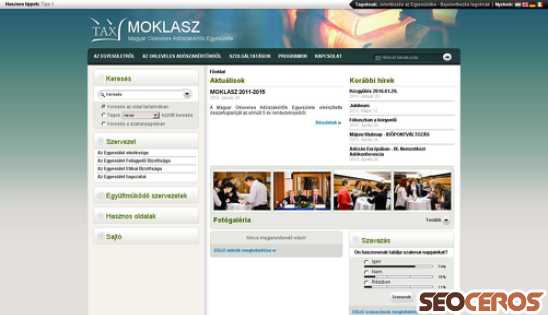 moklasz.hu desktop náhled obrázku