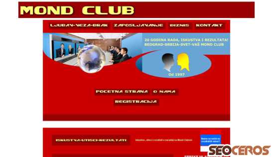 mondclub.rs desktop náhľad obrázku