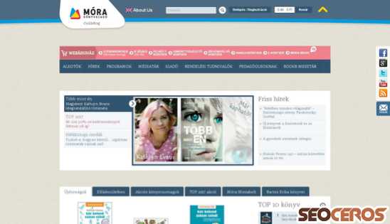 mora.hu desktop előnézeti kép