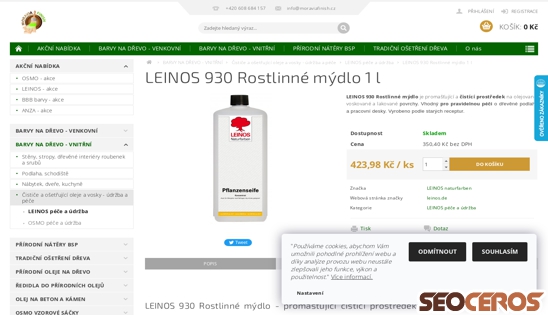 moraviafinish.cz/leinos-pece-a-udrzba/leinos-930-rostlinne-mydlo desktop anteprima