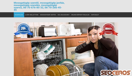 mosogatogepszerviz.net desktop előnézeti kép