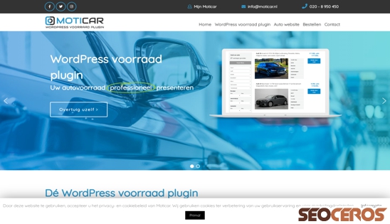 moticar.nl desktop náhľad obrázku