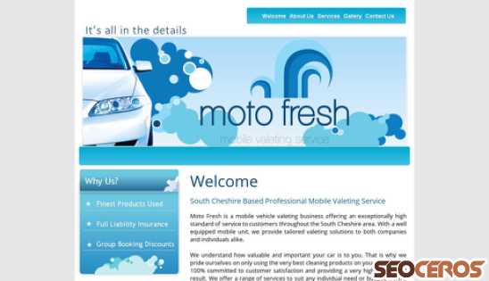 motofresh.co.uk desktop náhľad obrázku