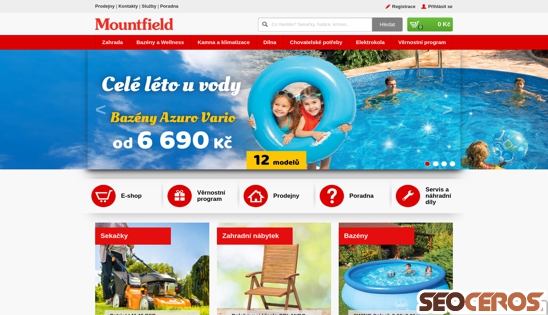 mountfield.cz desktop preview