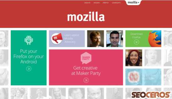 mozilla.org desktop Vorschau