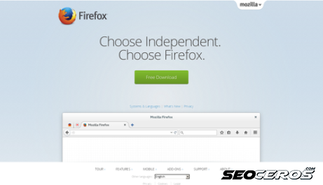 firefox.com desktop Vista previa