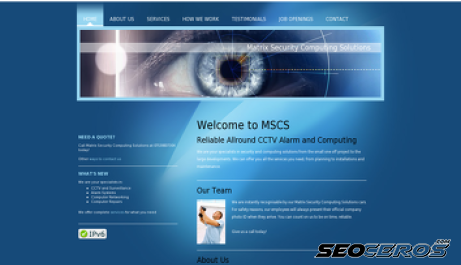 mscs.co.uk desktop vista previa