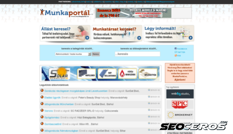munkaportal.ro desktop preview