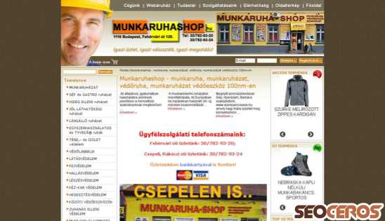 munkaruhashop.hu desktop előnézeti kép