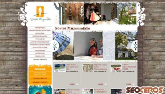 muzeumfalu.hu desktop előnézeti kép