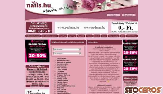 nails.hu desktop náhľad obrázku