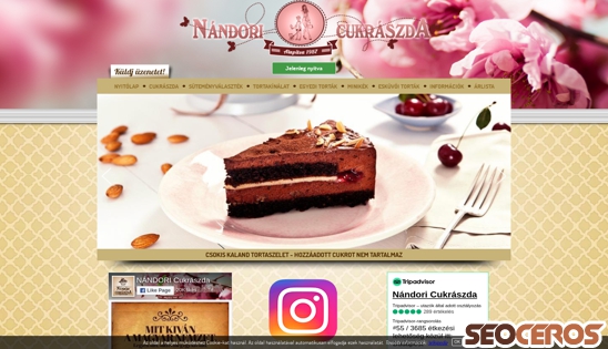 nandori.hu desktop előnézeti kép