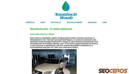 nanotechwash.hu desktop náhľad obrázku