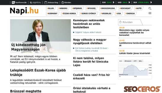 napi.hu desktop előnézeti kép