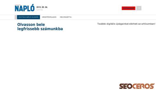 naplo.hu desktop előnézeti kép