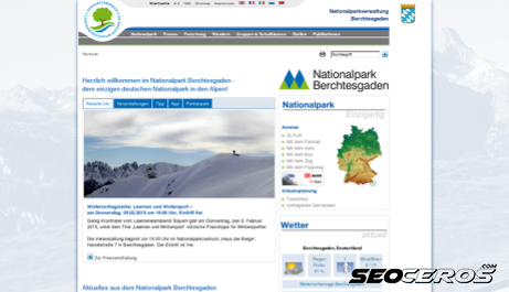 nationalpark-berchtesgaden.de desktop förhandsvisning