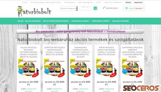 naturbiobolt.hu desktop előnézeti kép