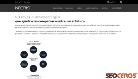 neoris.com/es/web/guest/home desktop previzualizare