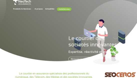 neotech-assurances.fr desktop náhľad obrázku