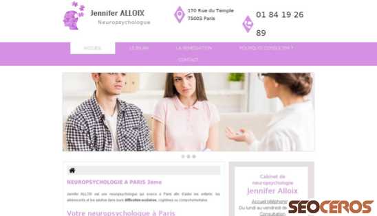 neuropsychologue-alloix.fr desktop náhled obrázku