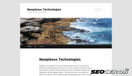 newplexus.co.uk desktop náhled obrázku