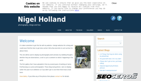 nigelholland.co.uk desktop náhled obrázku