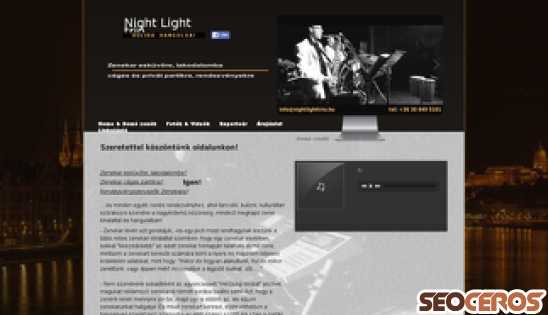 nightlighttrio.hu desktop náhľad obrázku