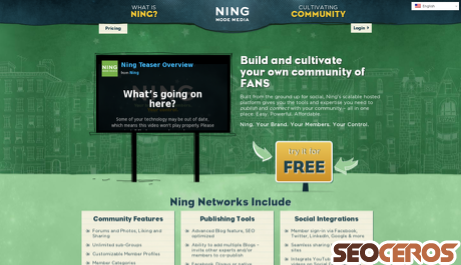ning.com desktop obraz podglądowy