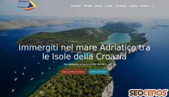 noleggio-barche-croazia.it desktop náhled obrázku