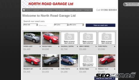 northroadgarage.co.uk desktop náhľad obrázku
