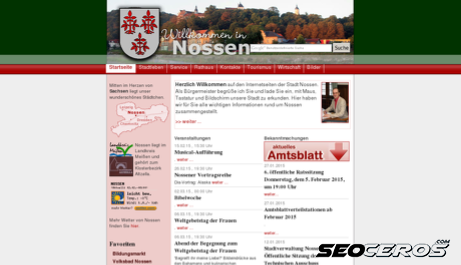 nossen.de desktop förhandsvisning