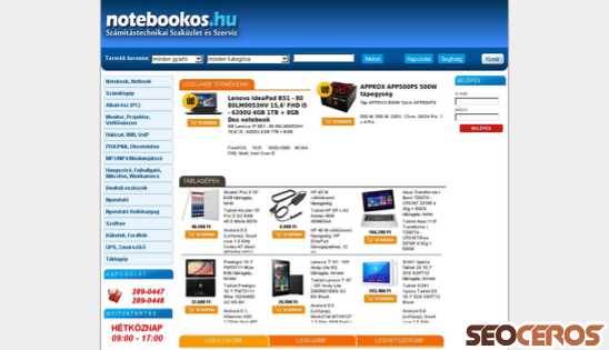 notebookos.hu desktop előnézeti kép