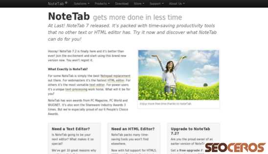 notetab.com desktop előnézeti kép
