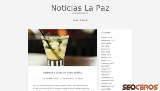 noticiaslapaz.com.ar desktop náhled obrázku