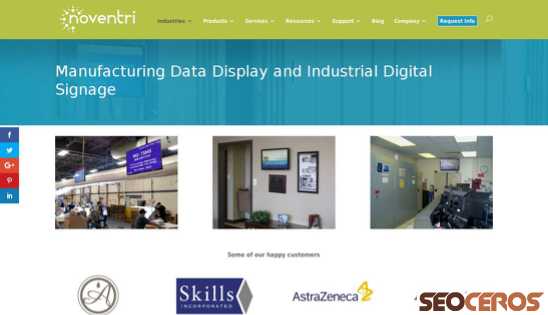 noventri.com/digital-signage-industries/manufacturing-data-display desktop preview