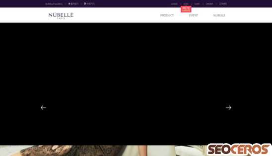 nubellekorea.com desktop náhled obrázku