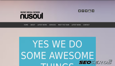 nusoul.co.uk desktop preview