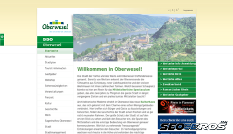 oberwesel.de desktop előnézeti kép