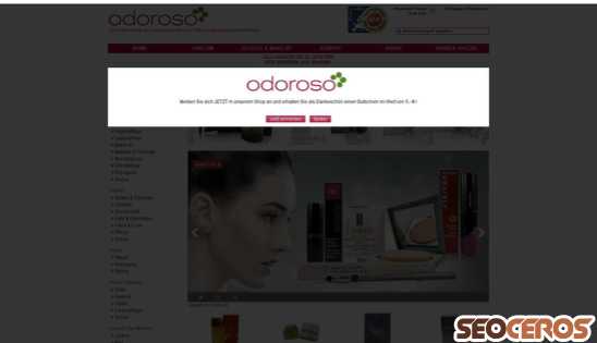 odoroso.com desktop preview