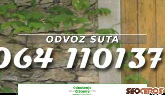 odvoz-suta.co.rs desktop förhandsvisning