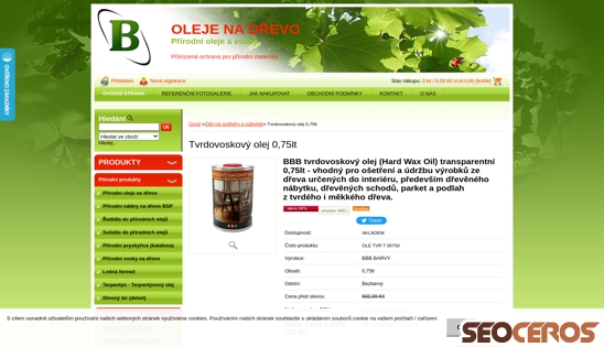 olejenadrevo.cz/olejenadrevo/eshop/0/3/5/868-Tvrdovoskovy-olej-0-75lt desktop Vorschau