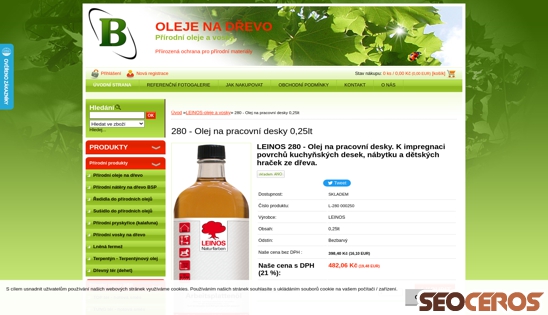 olejenadrevo.cz/olejenadrevo/eshop/0/3/5/966-280-Olej-na-pracovni-desky-0-25lt desktop náhled obrázku