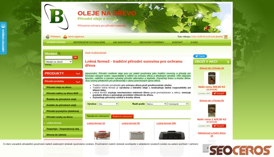 olejenadrevo.cz/olejenadrevo/eshop/22-1-Lnena-fermez desktop obraz podglądowy