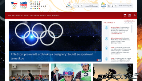 olympic.cz desktop előnézeti kép