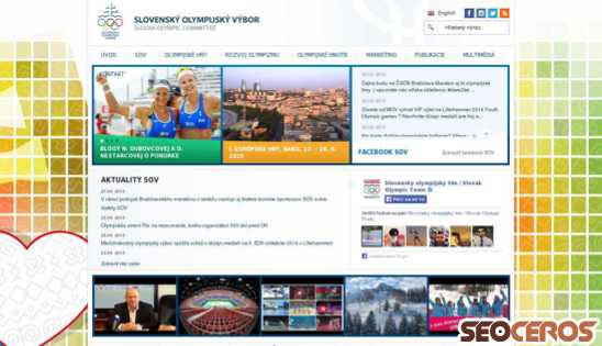 olympic.sk desktop előnézeti kép
