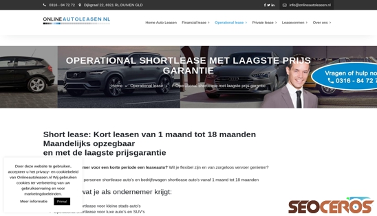 onlineautoleasen.nl/operational-lease/short-lease desktop Vorschau